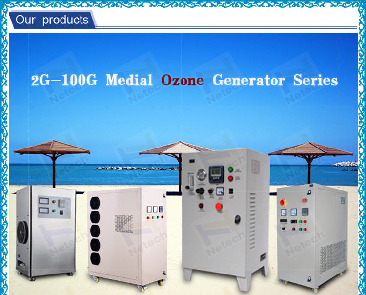 Crab farming water cooling ozone generator , ceramic tube ozone equipment